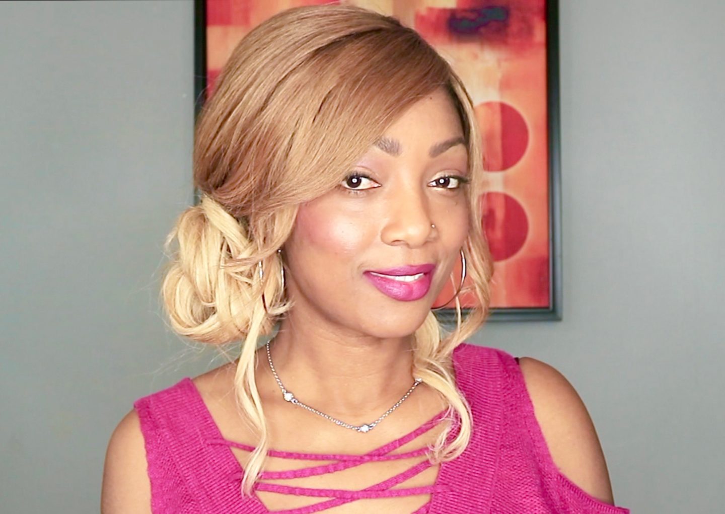 QUICK AND EASY VALENTINE’S DAY HAIR STYLE Tutorial (video)